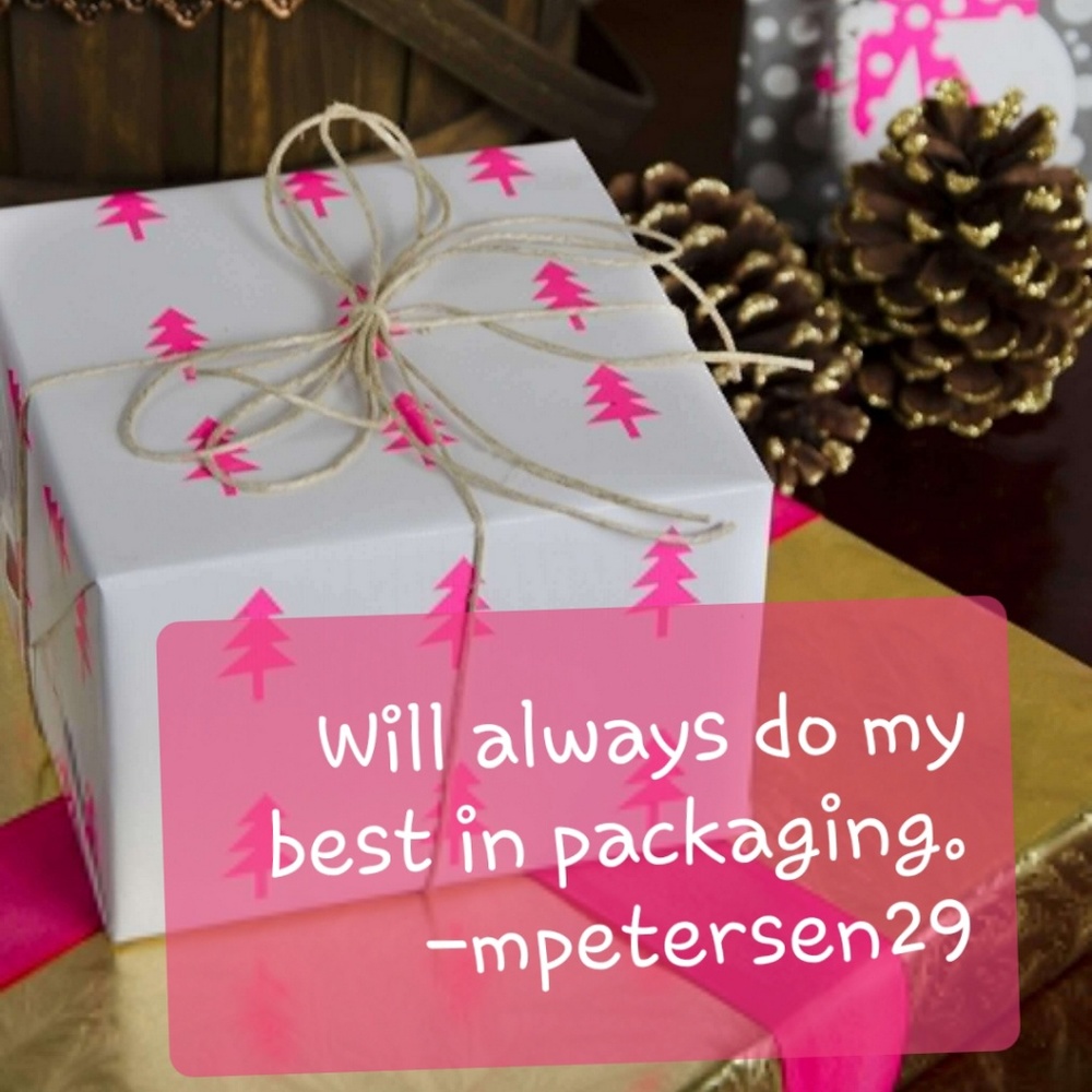 Packaging for Gifts: Can amp it up per request!